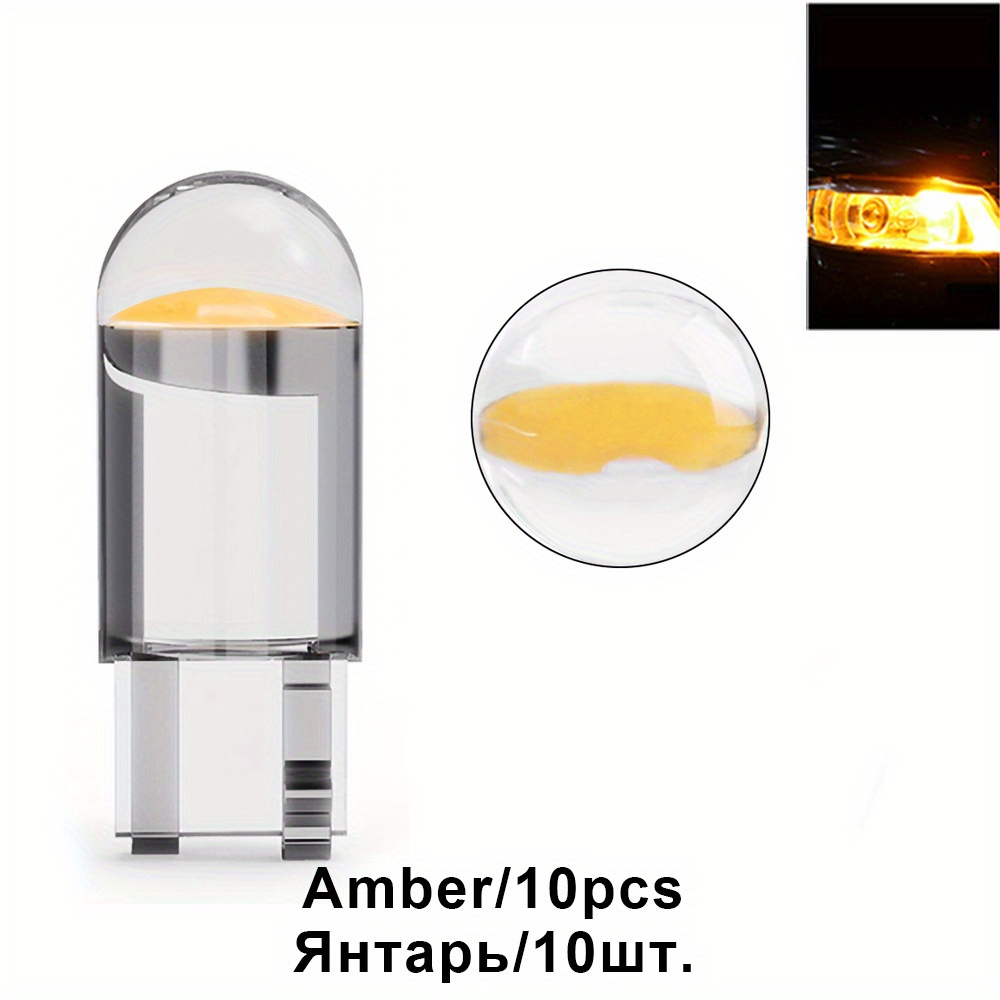 Car Parking Wedge Bulb, T10 Car Led Width Light Good Reflectivity Acrylic  Stylish High Beightness For Vehicles - Temu Philippines