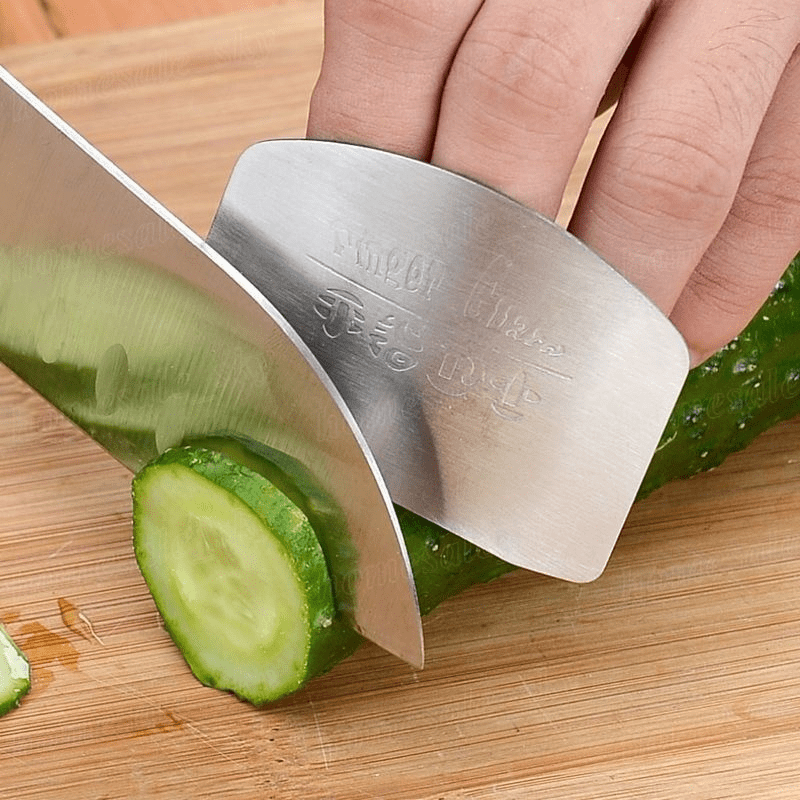 304 Stainless Steel Vegetable Cutting Finger Guard Hand Guard Kitchen  Gadget Protective Cover for restaurants