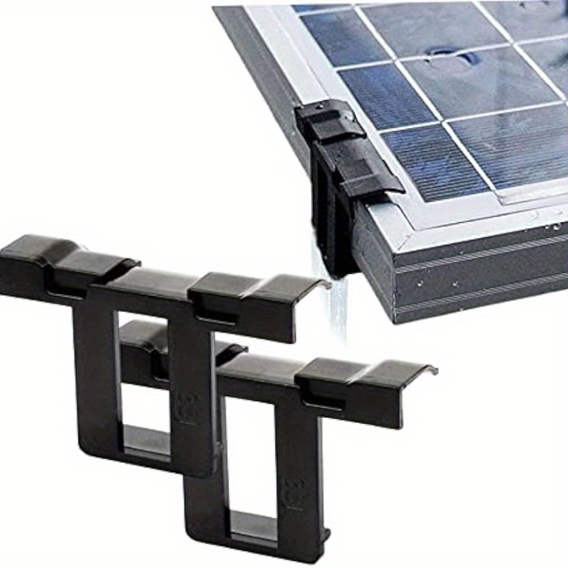 

20pcs Solar Wind Power Parts Accessories Solar Panel Drainage Clip Pv Module Cleaning Clip Drainage Photovoltaic Panel