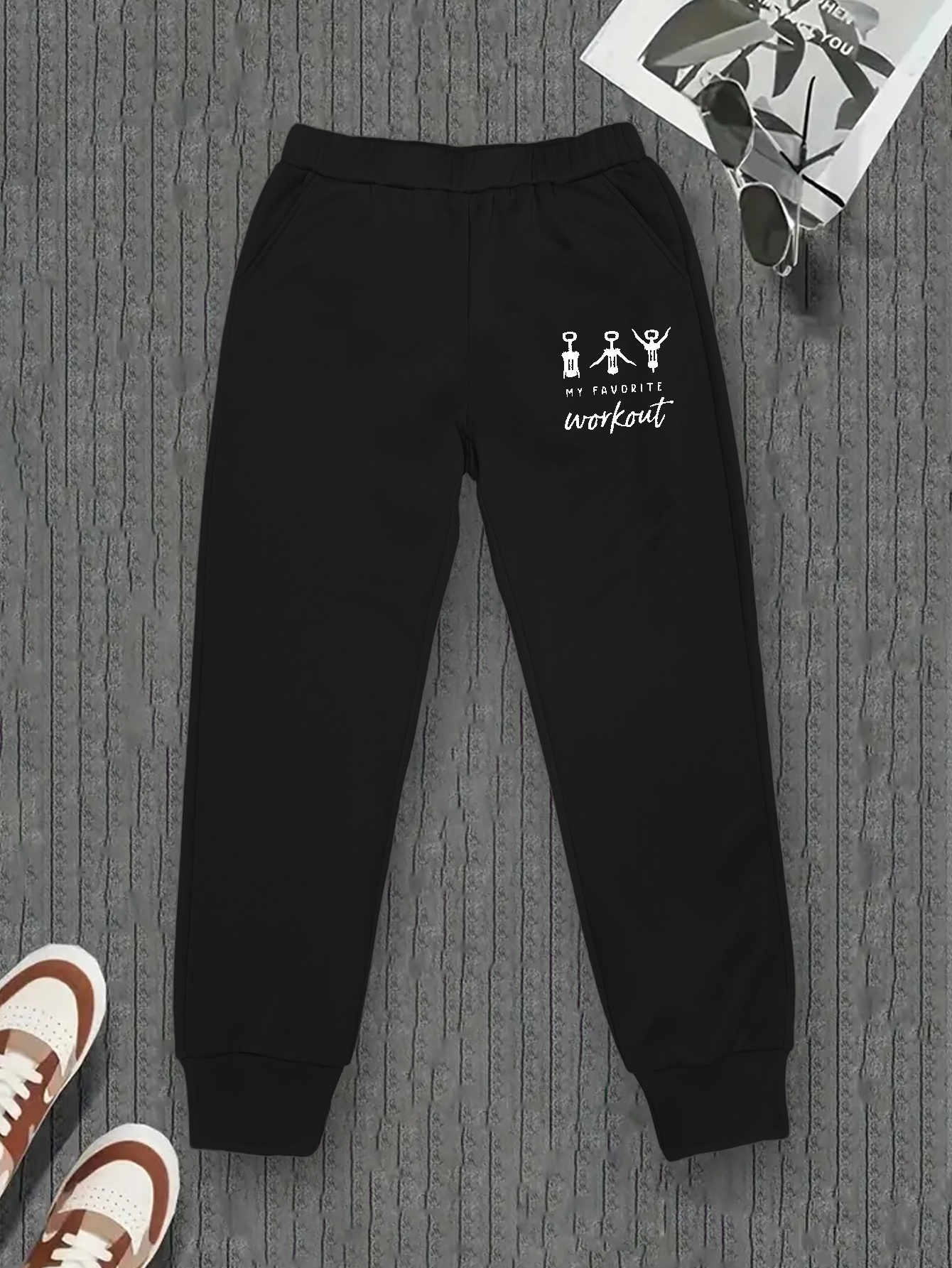 Herren 3/4 Jogginghose Baggy - Lockere Gym Shorts Mit Reißverschlusstaschen