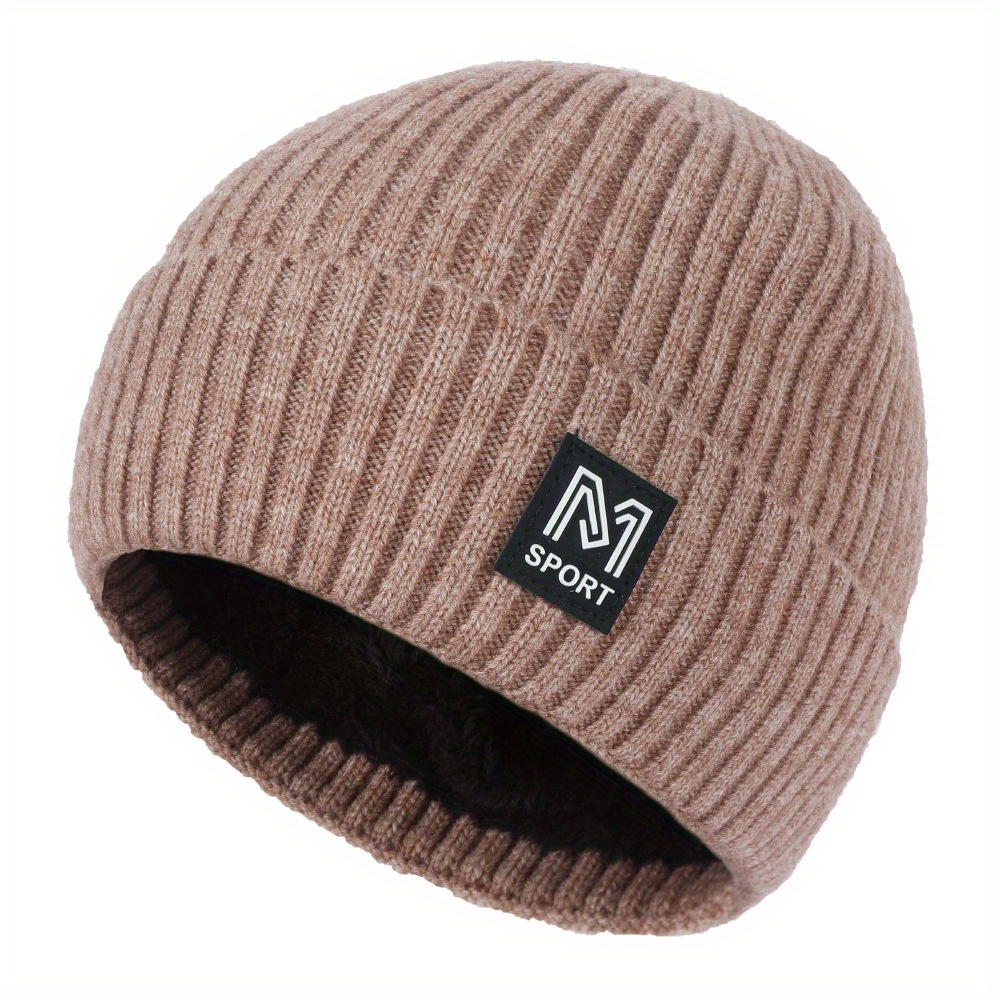 1pc Gorro Invierno Otoño Mujer, Lindo Gorro Nieve Tejido Cálido Protección  Orejas - Deporte Aire Libre - Temu