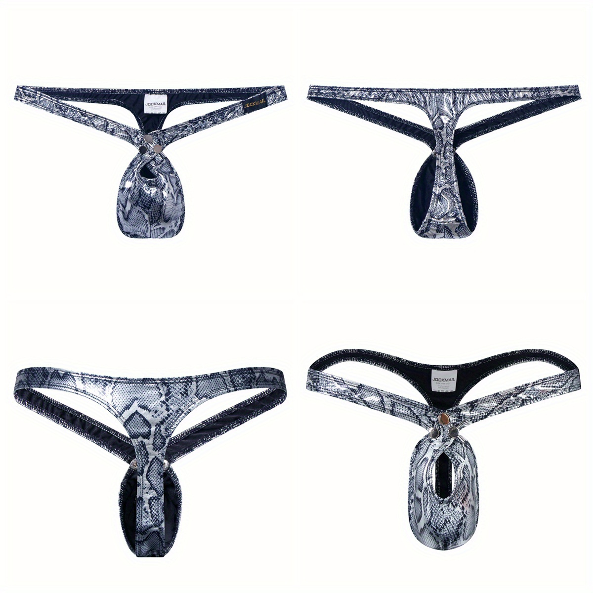 Men's Sexy Low Waist Hollow T back Underwear G strings Snake - Temu  Republic of Korea