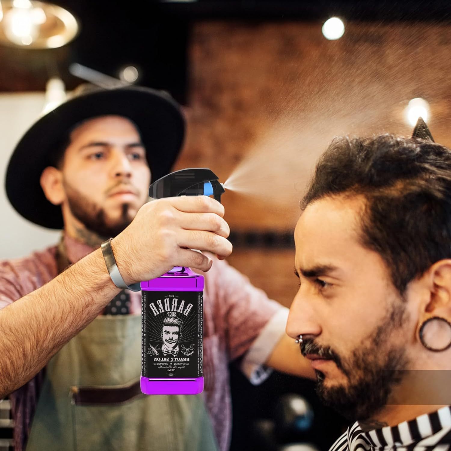 Empty Spray Bottle Barber Stylist Fine Mist - Temu