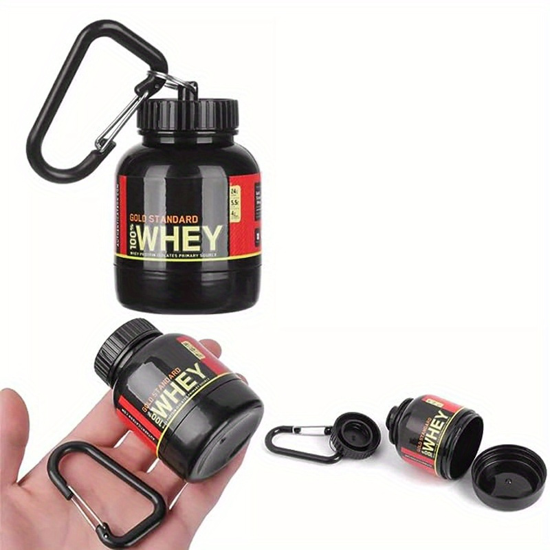 Mini Protein Bottle Portable Protein Container Powder Bottle With