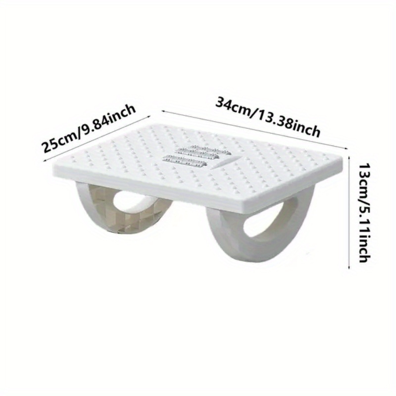 Under Desk Footrest Ergonomic Foot Massager Footrest with Non-slip
