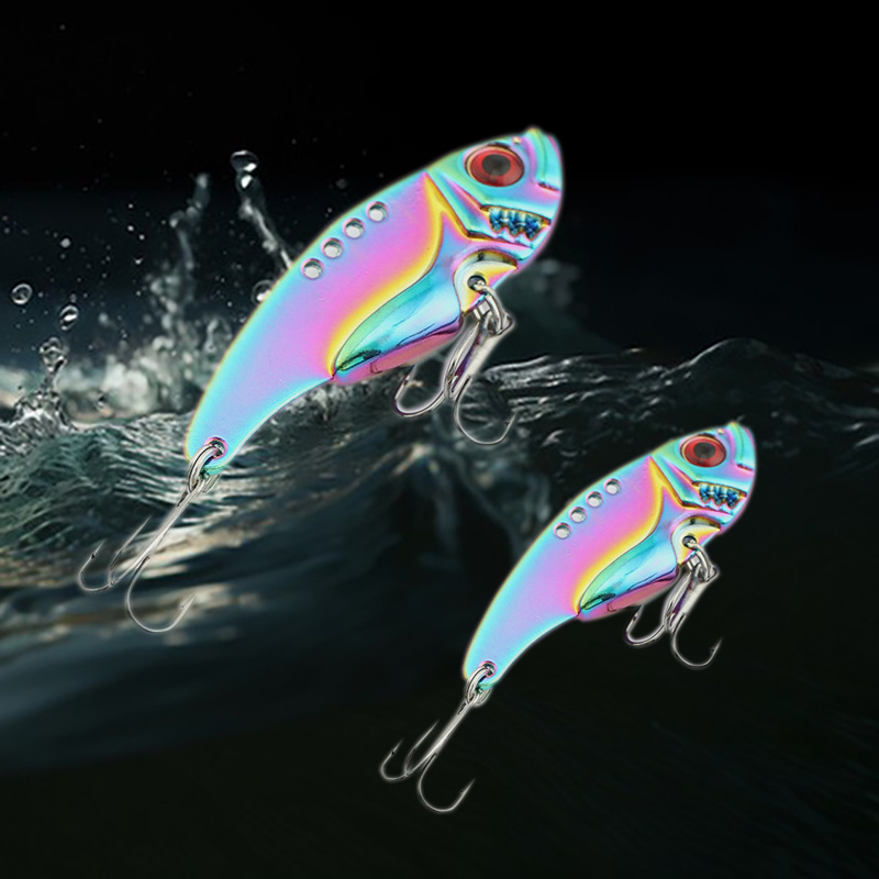 Long Casting Bionic Shrimp Vib Fishing Lure 2 Treble Hooks - Temu New  Zealand