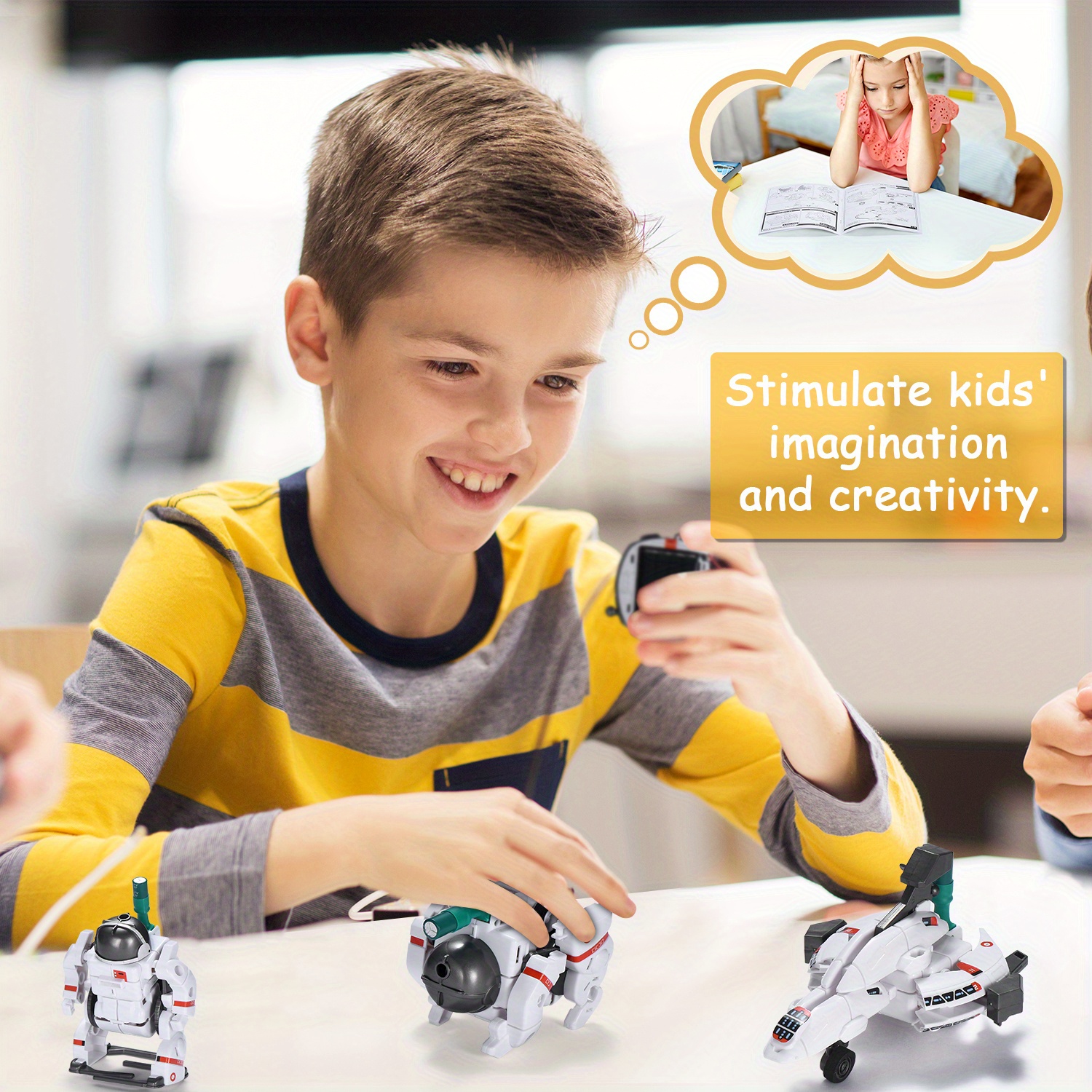 Stem Projects Kids Solar Robot Toys 6 in 1 Science Kits Diy - Temu ...