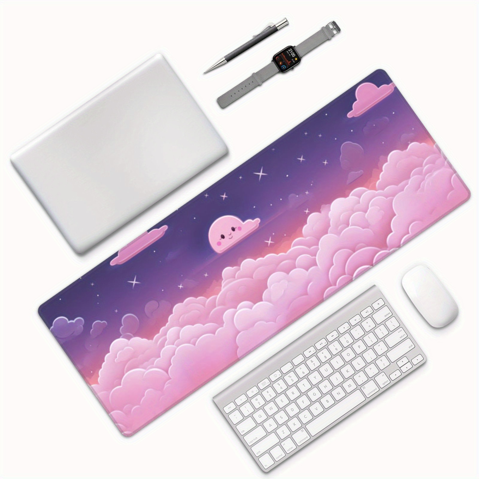 Tapis de clavier et de souris en nuage pour hommes et femmes