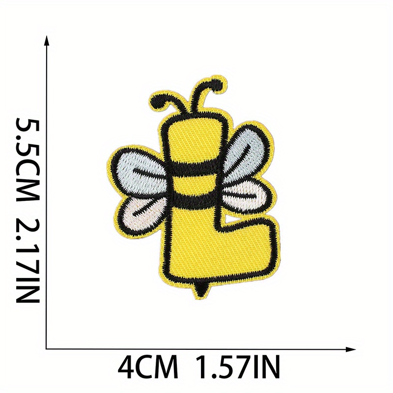 Pegatina De Tela Bordada, 6 Uds. De Parches Para Planchar, Insignia De  Corona De Abeja De Poliéster, Pegatinas De Tela, Parches De Tela Para Ropa  ANGGREK Otros