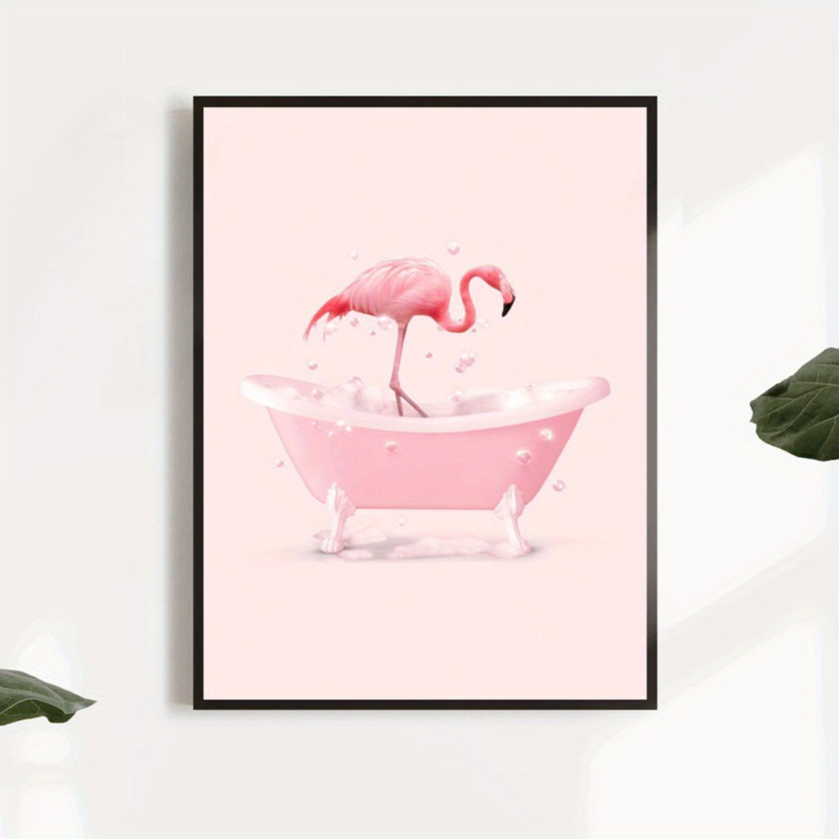Awkward Styles Tropical Canvas Print Artwork for the Office I Love  Flamingos Beach House Decor Flamingo Love Wooden Canvas Art Colorful  Flamingos Wall Decor New Home Gifts Cute Nursery Room Decor 
