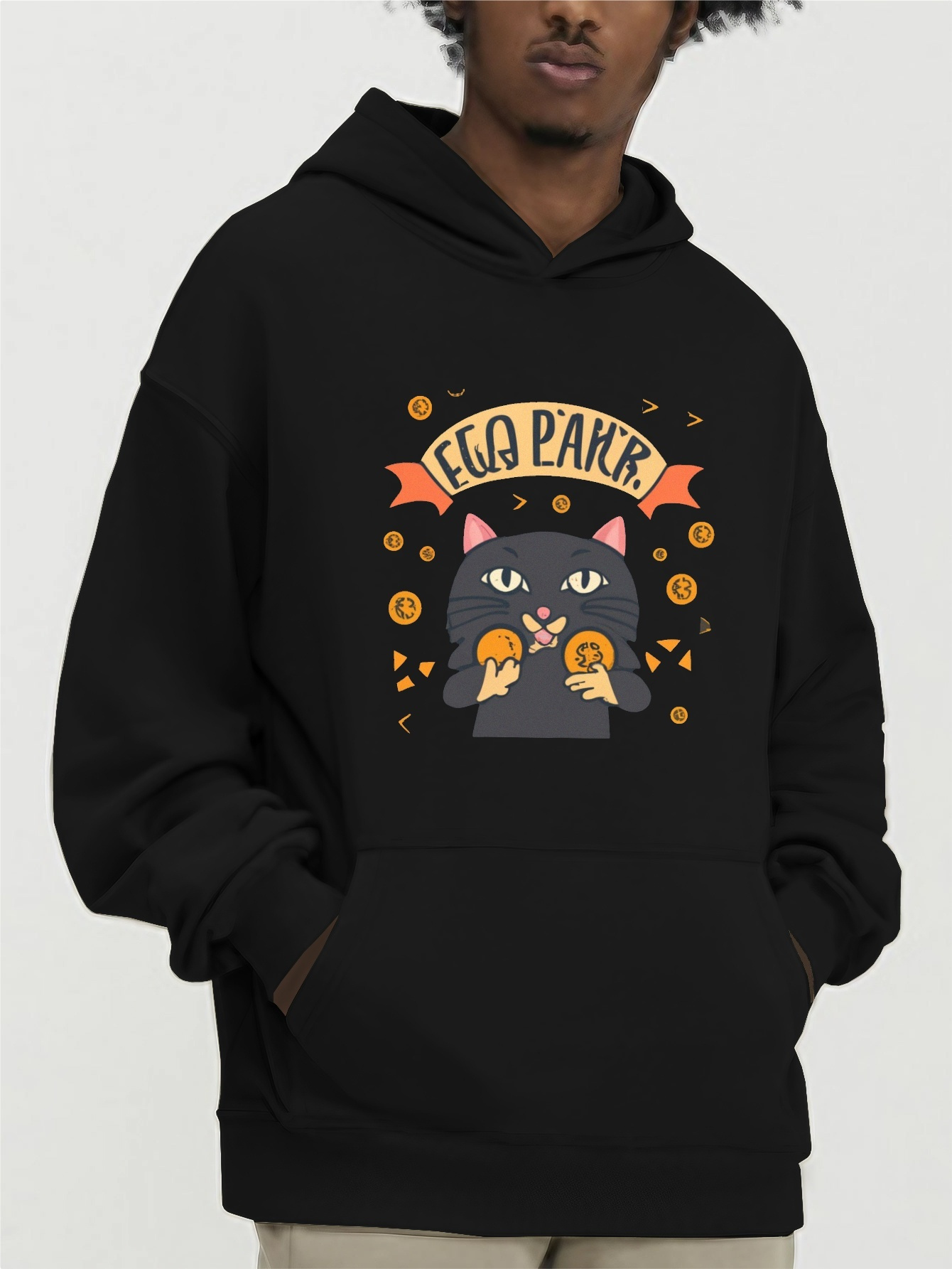 black hoodie graphic design