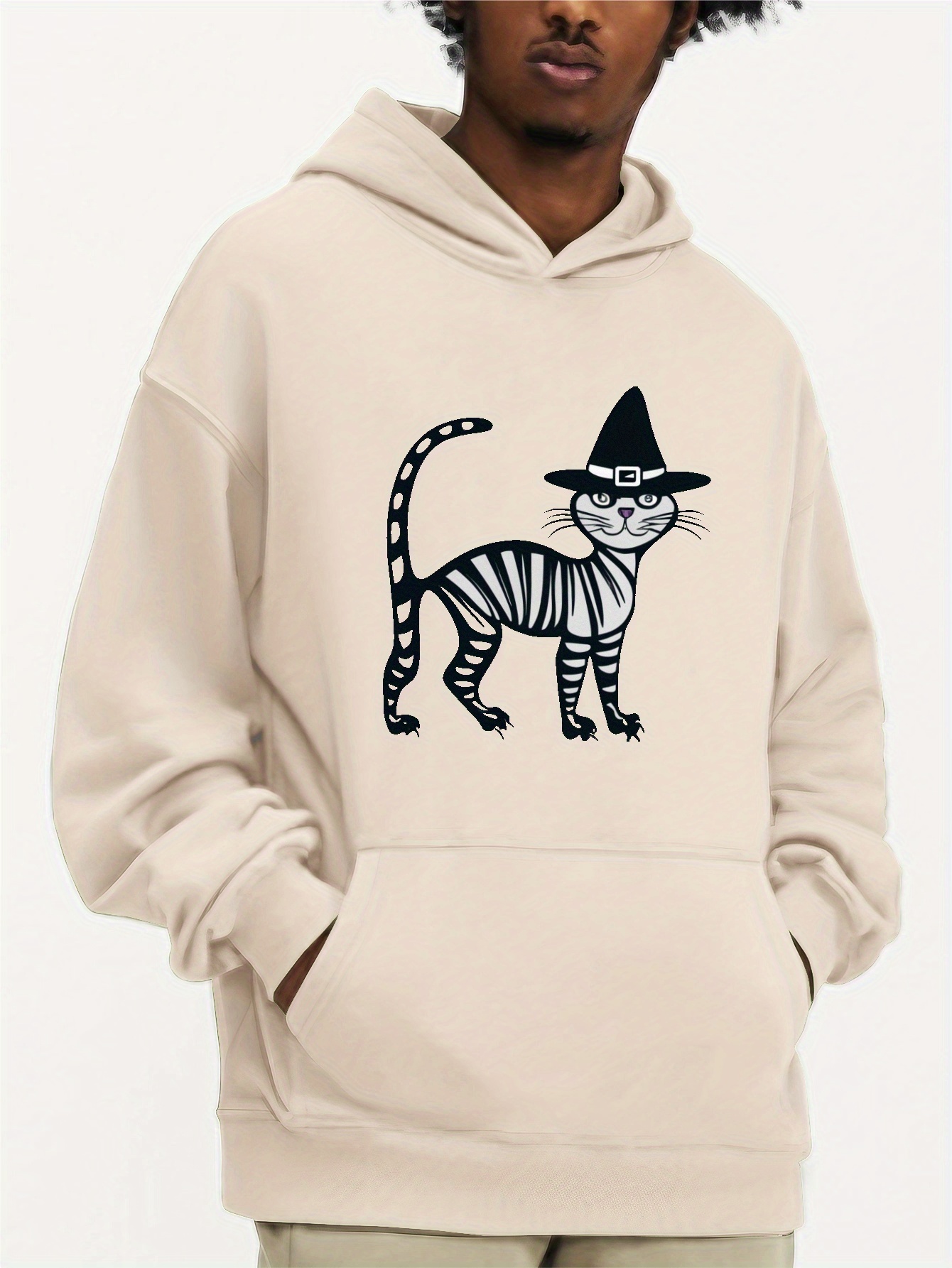 Sweat Capuche Imprim Chat D halloween Sweats Capuche Temu