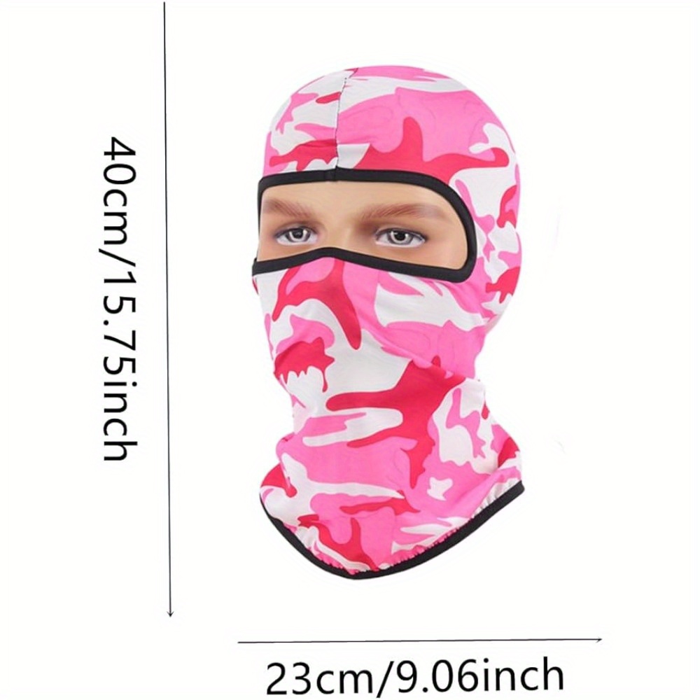 Balaclava Masque Visage Masque Ski Couverture Protection Uv - Temu France