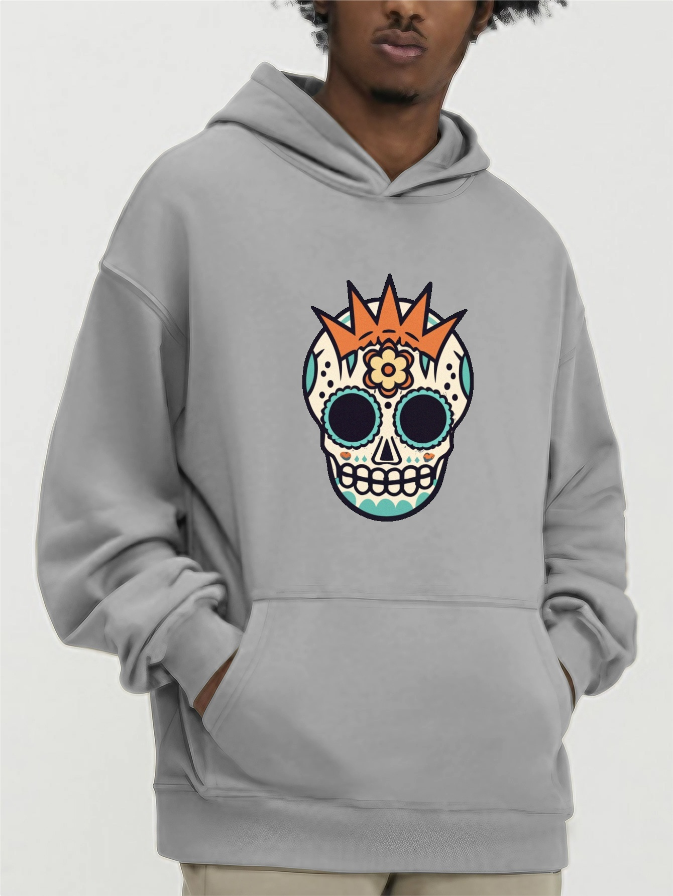 CozyChic® Adult Skull Hoodie - Skull Sweater