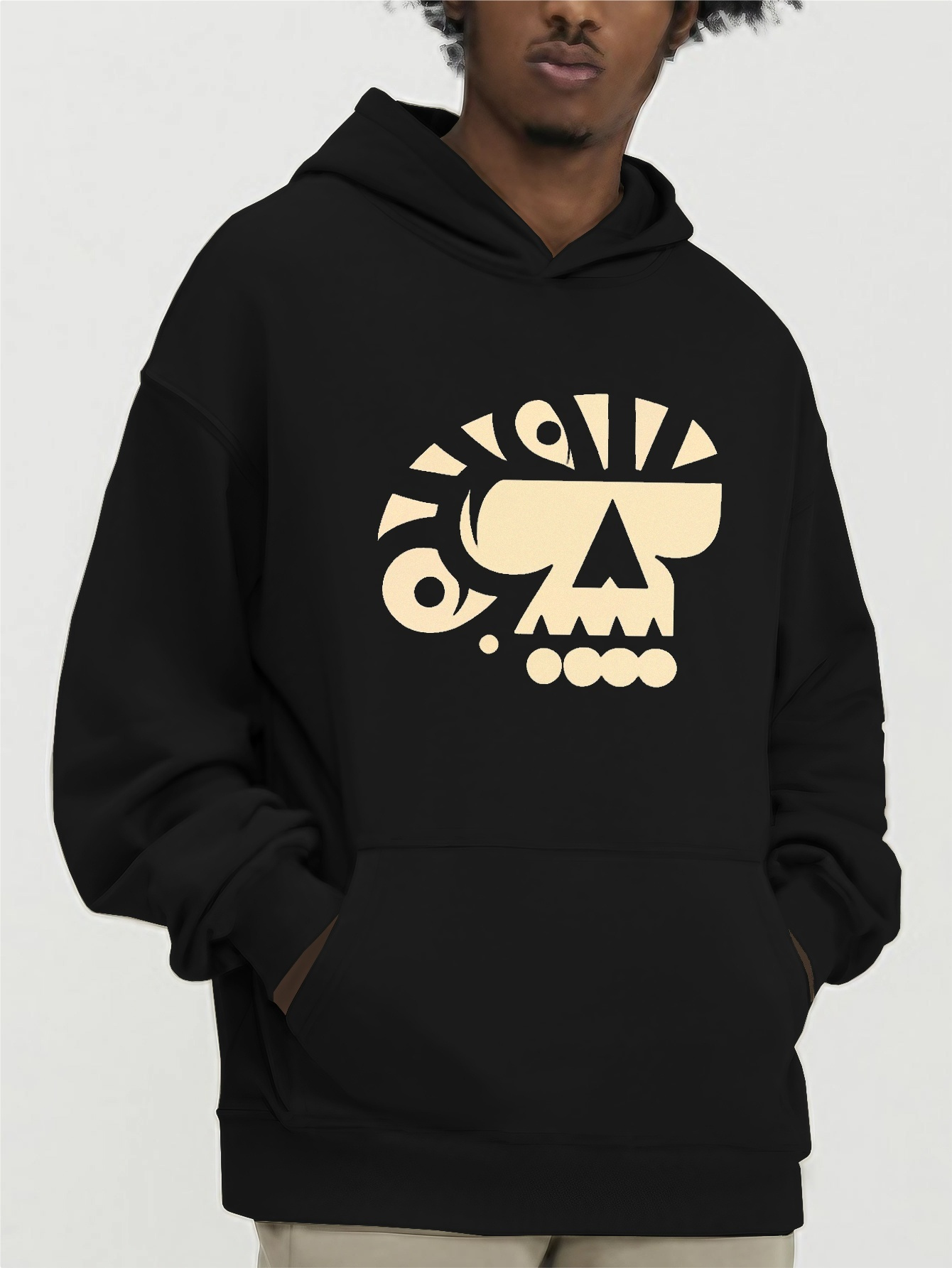 Minimalist discount pullover hoodie