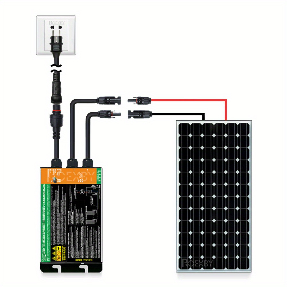 600W 700W Grid-connected Micro Solar Panel Smart Inverter MPPT