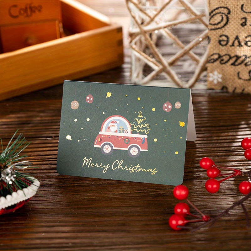 Christmas Greeting Card Christmas Eve Creative Bronzing Card