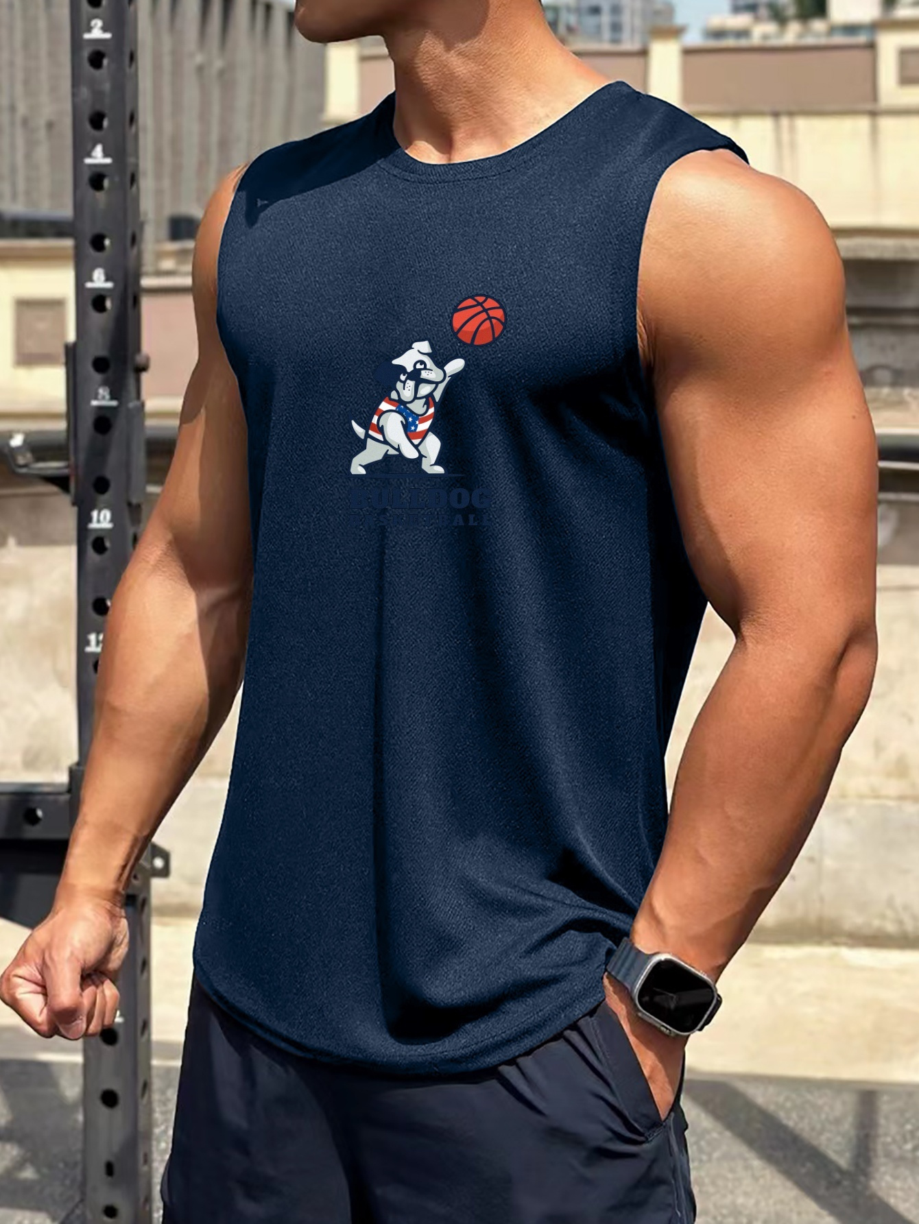 Camisetas para hombre/Bull Fitness Gym camisas