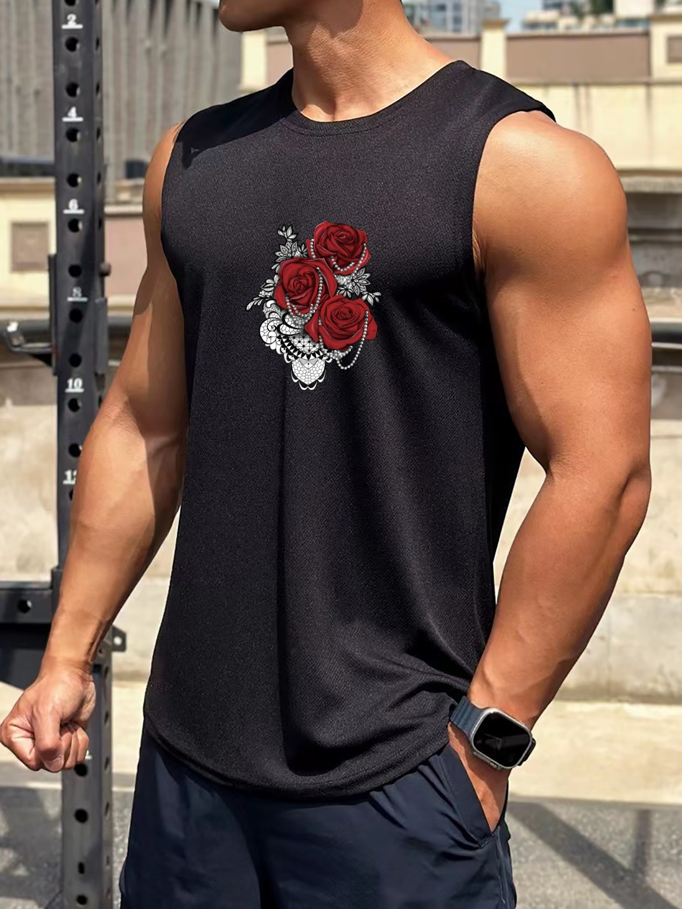 MuscleDog Workout Sleeveless Hoodie