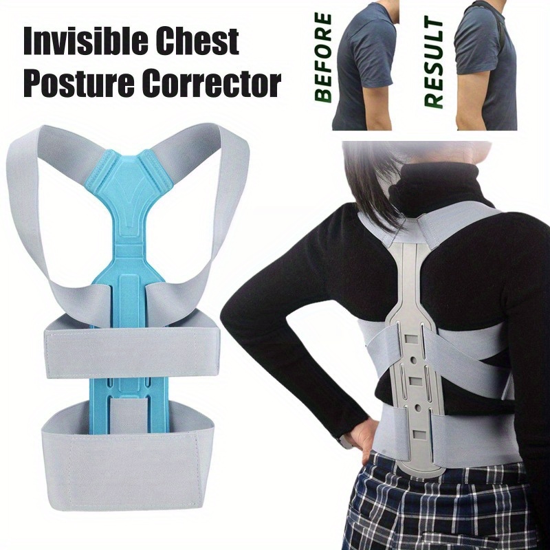 1pc Invisible Chest Posture Corrector Scoliosis Back Brace Support
