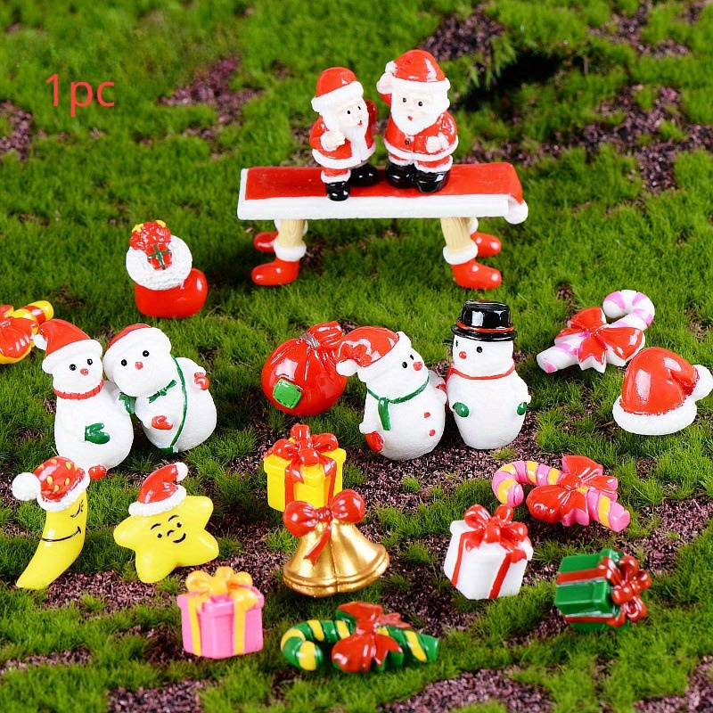 Miniature Landscape Ornaments Christmas Decorations - Temu