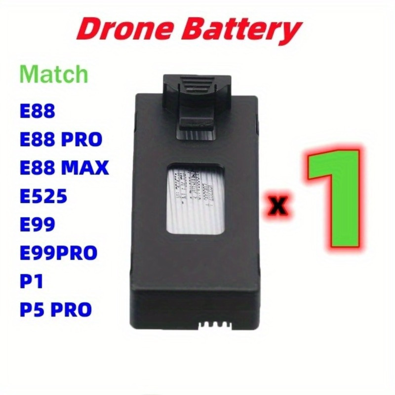 Batterie de Drone professionnelle HD originale V88 8K, 3.7V, 1800mAh, pour Drone V88 RC Qudcopter, accessoires de rechange, pièces  44