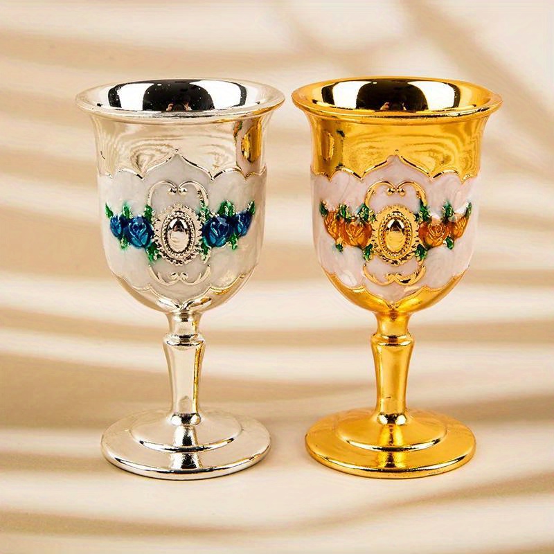 High Quality 7pcs/set Wine Glass Bottle Luxury Gold Rim Drink Glass Party  Brandy Snifters Beer Steins Drinking Cocktail Glasses - Glass - AliExpress