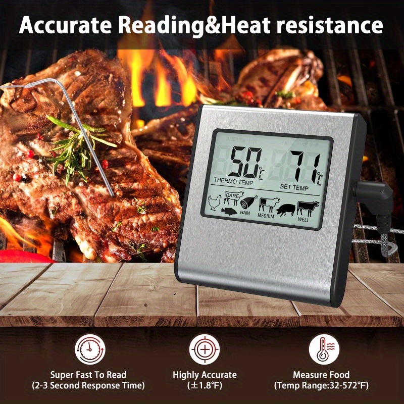 Tp16 Digital Meat Thermometer Cooking Thermometer With Stainless