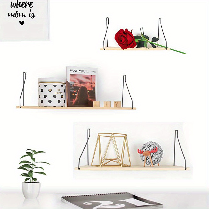 Floating Shelves For Wall Decoration Storage wall Mounted - Temu