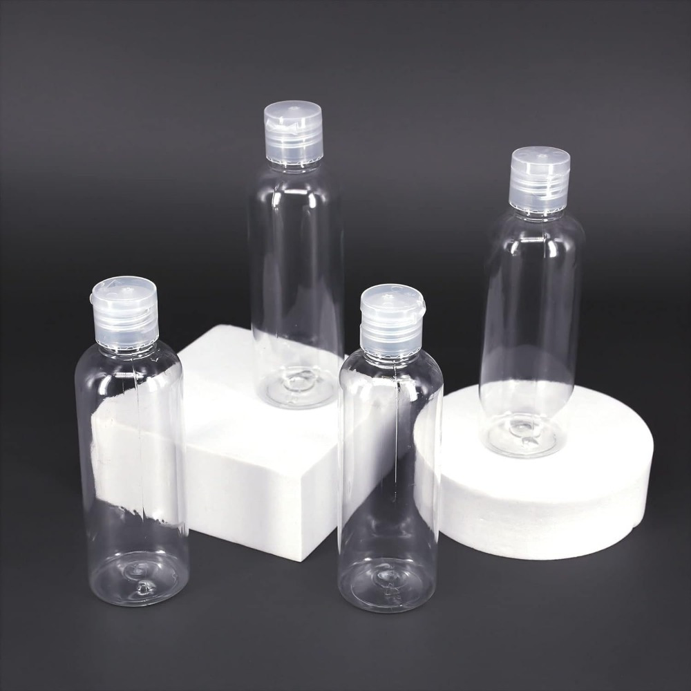 4pcs Bottiglie Viaggio In Plastica Trasparente 100 Ml Set - Temu Italy