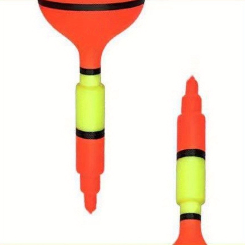 100pcs Fishing Float, Plastic Fishing Drift Floats, Fishing Bobbers,  Eye-catching Big Belly Float, Sea Fishing Accessories