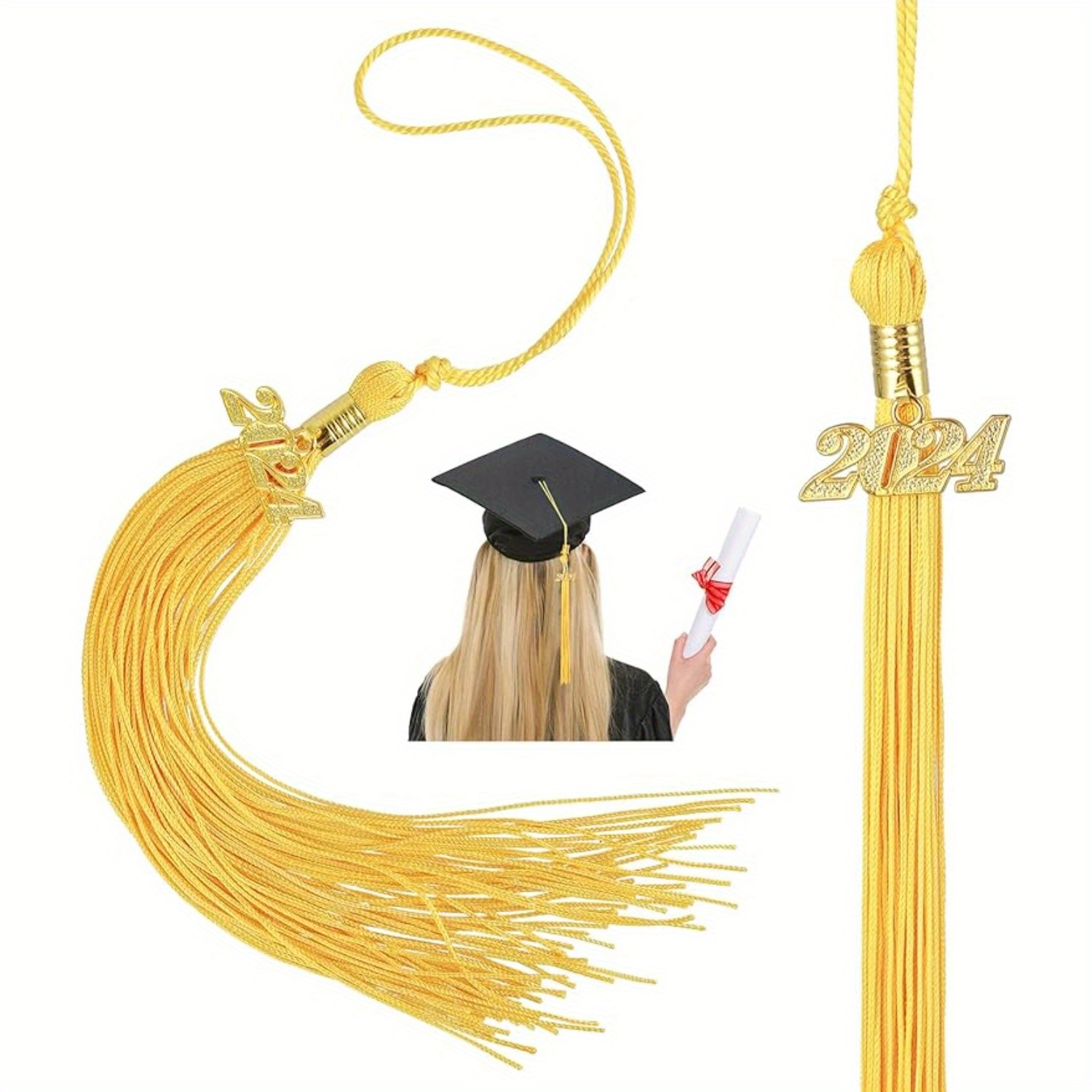  2024 Graduation Tassel, Graduation 2024 Tassel, Graduation  Cap Tassel For Graduation Cap 2024 Graduation Hat Decoration Tassel