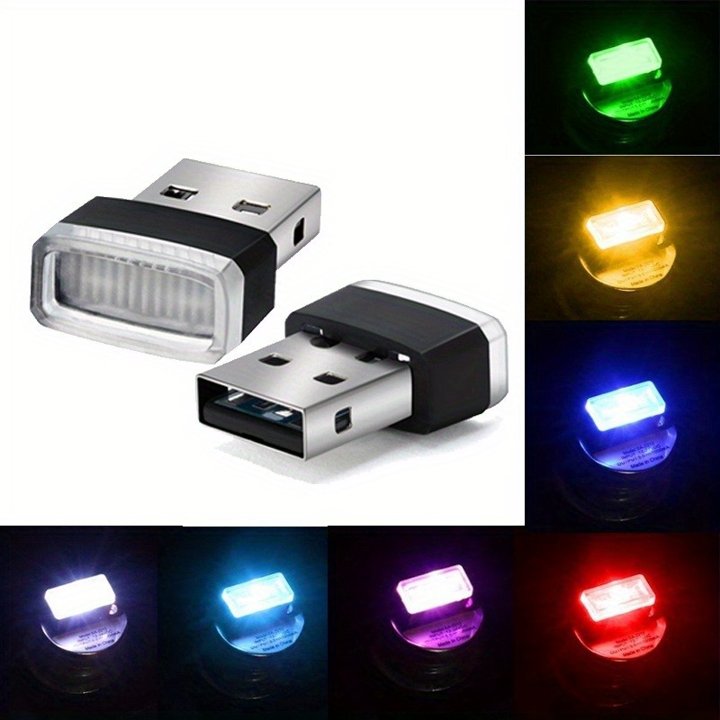 mini usb led car light auto atmosphere neon light plug and play decoration ambient lamp car interior lights car styling details 4