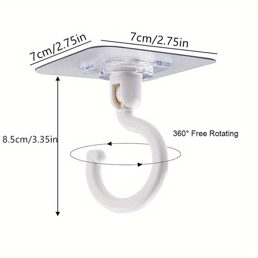 3pcs Gancio Adesivo A Soffitto Girevole, Gancio Multifunzionale, Ganci  Adesivi Per Parete Per La Conservazione Della Cucina, Rete Per Zanzariera  Per Letto A Cupola - Temu Italy