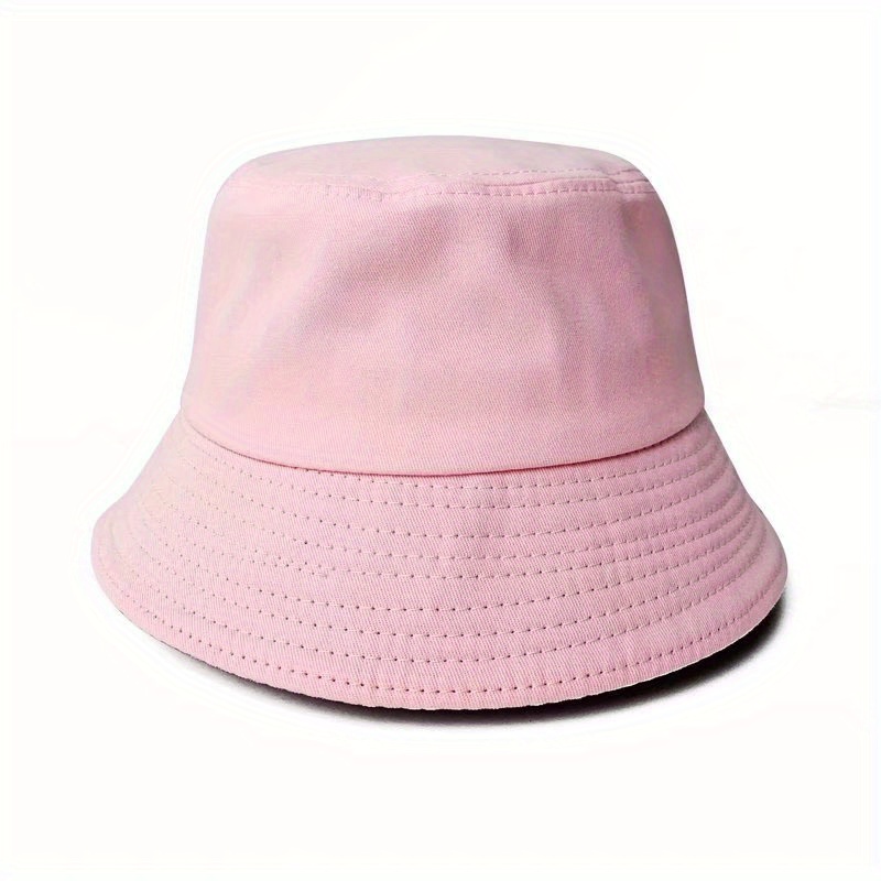 Fisherman Hat Adults Solid Color Breathable Bucket Hat - Temu Canada