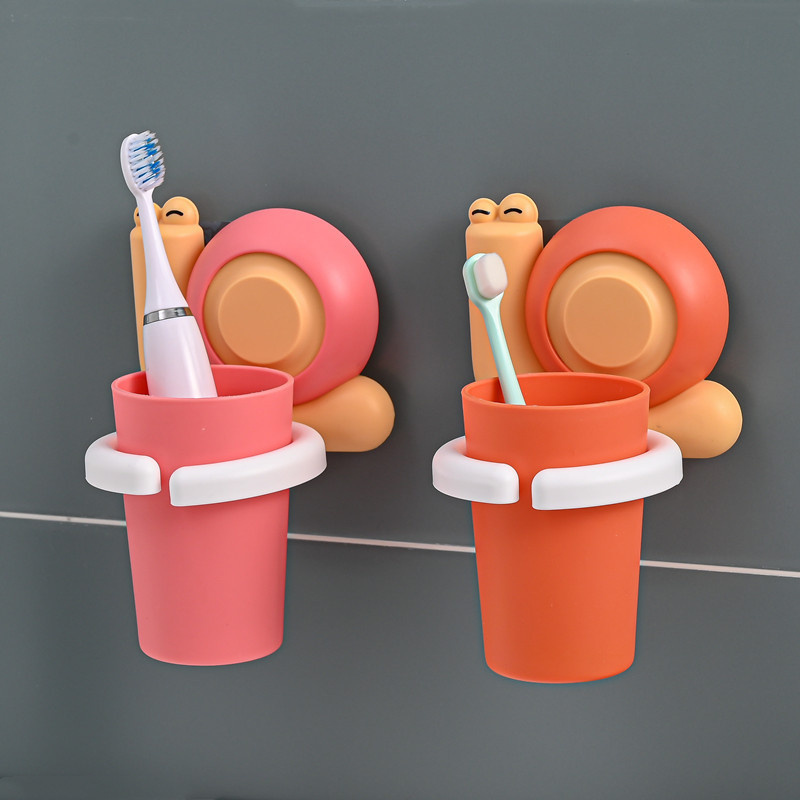 PracticalToothpaste Toothbrush Holder Wall Suction Cup Organizer