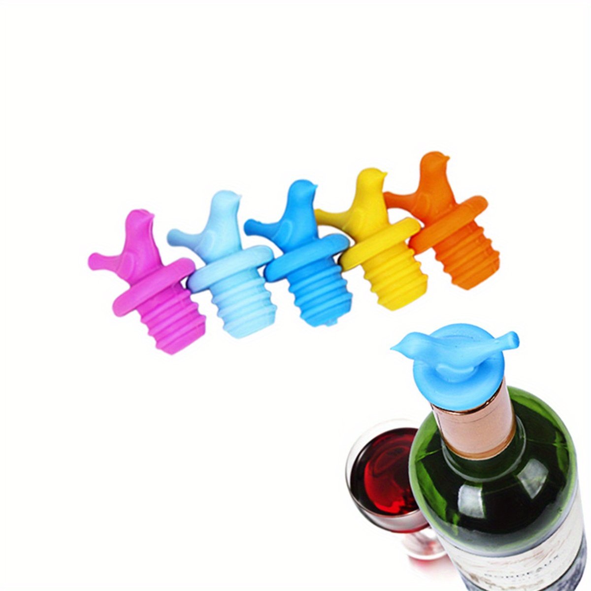 Silicone Wine Stoppers (2pcs.)