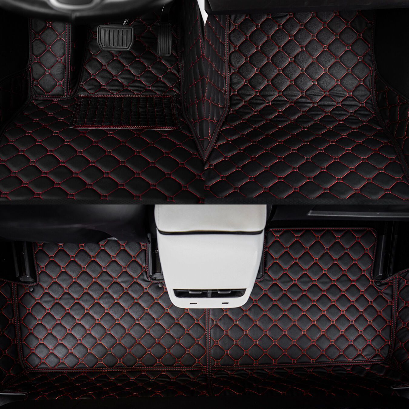 All-Weather Floor Mats for Volvo XC90 3D Rubber Floor Liner