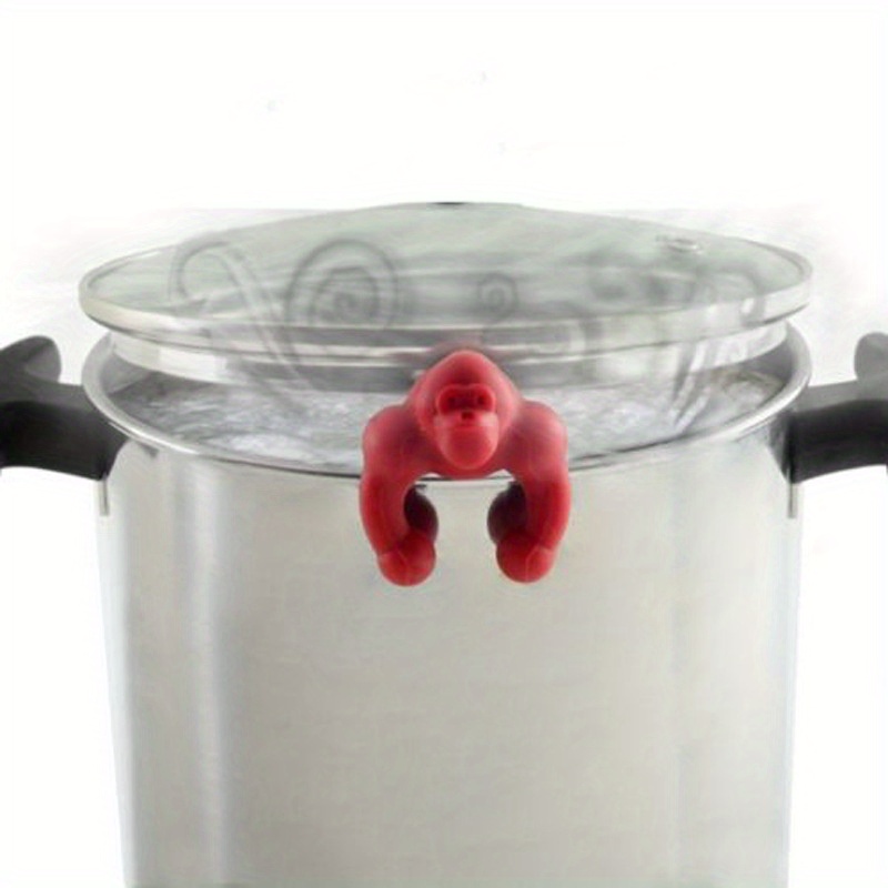 Lid Holder, Silicone Anti-overflowing Pot Side Clips, Kitchen Accessories -  Temu