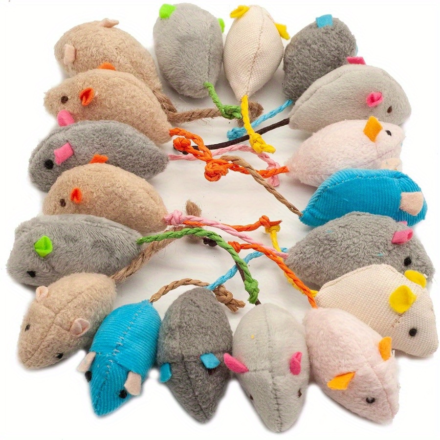 Frisco Mice Plush Cat Toy with Catnip