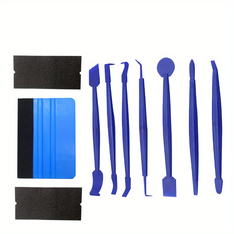 Car Wrap Tools Set Rubber Squeegee Scraper Sticker Window Film Tint Glass  Film Application Vinyl Wrapping Tools Kit