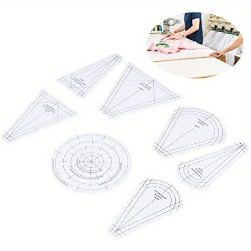  Quilting Cutting Template - Acrylic Quilt Templates for  Quilting Sewing Cutting Patterns, Quilting Rulers and Templates for Sewing  Machine Cutting Mats, Arts and Crafts (4pcs) : Arts, Crafts & Sewing