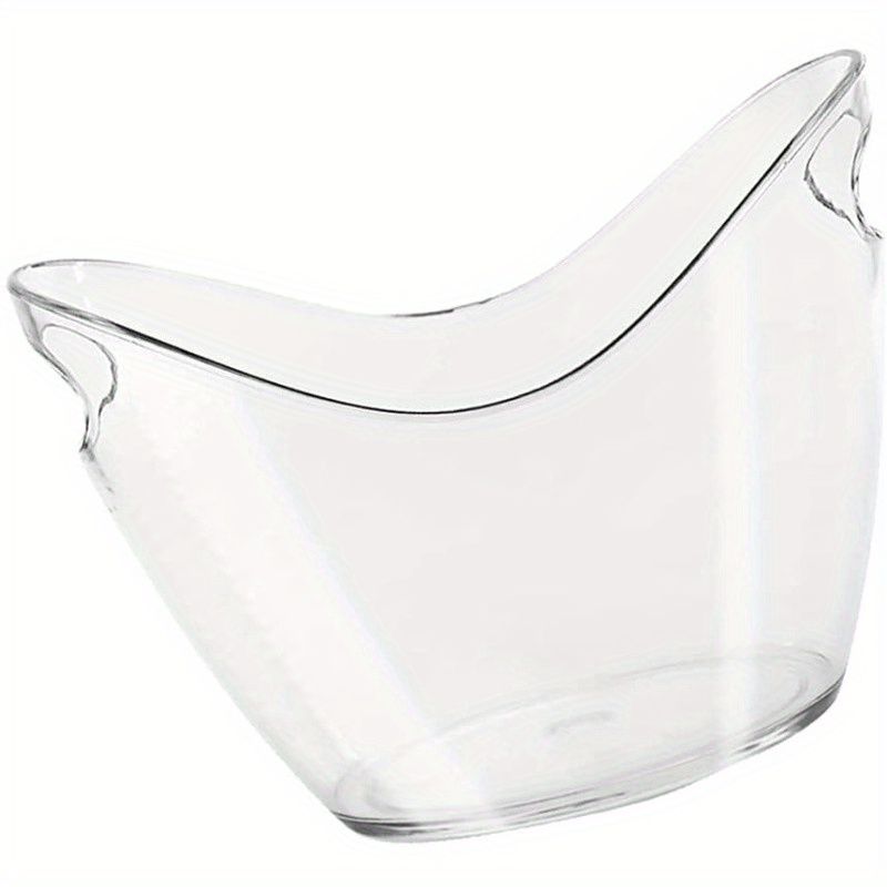 Clear Jumbo Plastic Ice Bucket