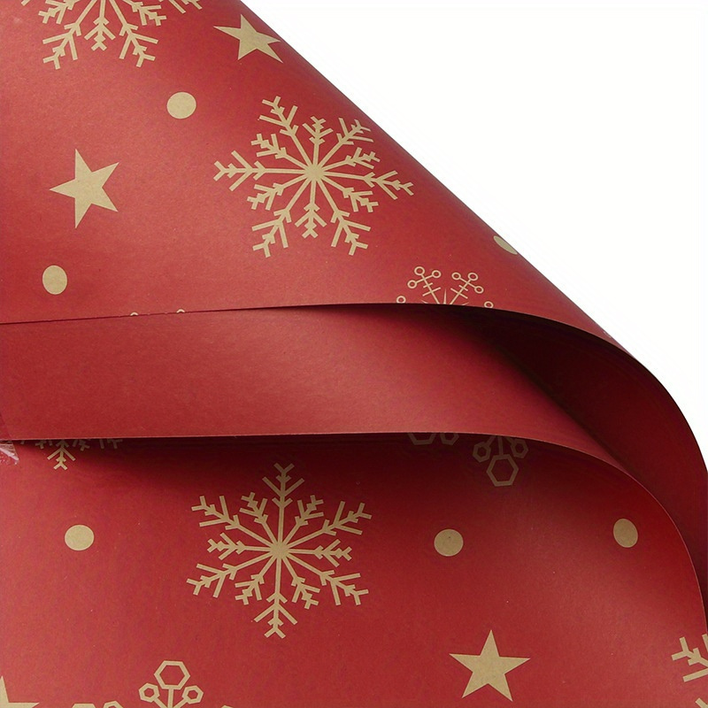 Christmas Gift Wrapping Paper Thickened Christmas Kraft Wrapping