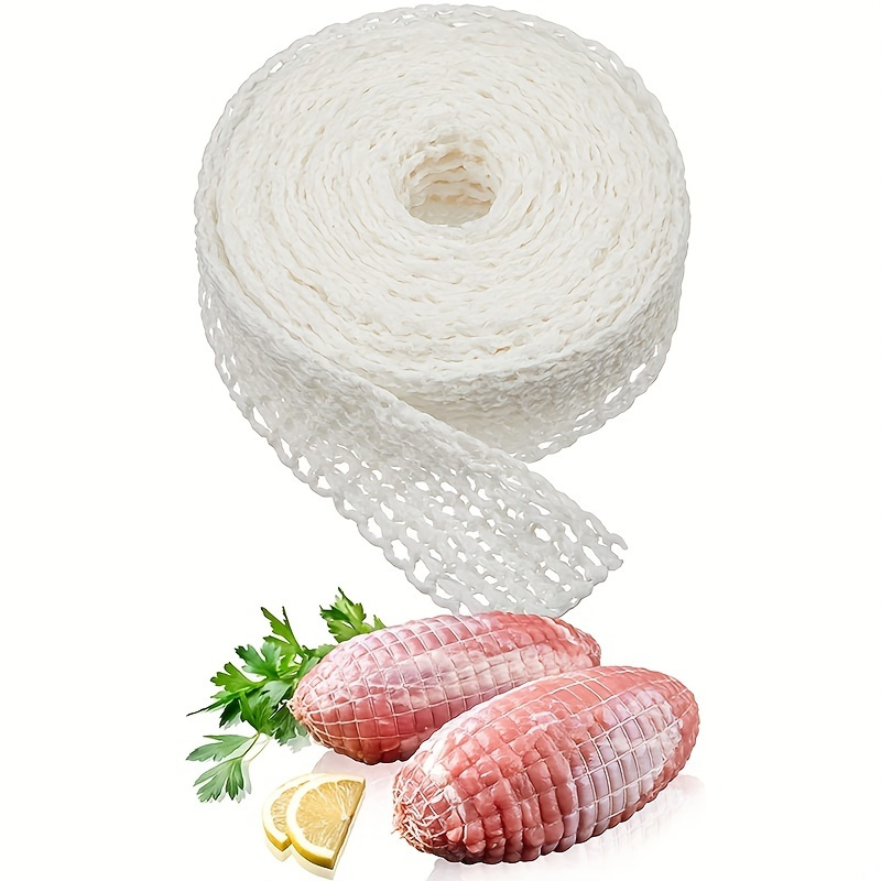Meat Netting Roll Size 16 Cotton Elastic Smoked Meat Butcher - Temu