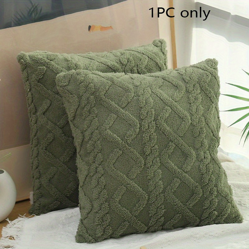 Green Velvet Cushion, 45 x 45 cm in 2023