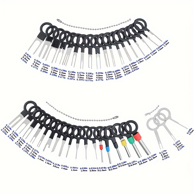 39pcs Outil De Retrait De Broche De Terminal Automobile, Outil De  Déverrouillage De Faisceau De Fil De Prise De Ligne, Outil D'extraction De  Broche, Outil De Retrait De Broche - Temu Belgium