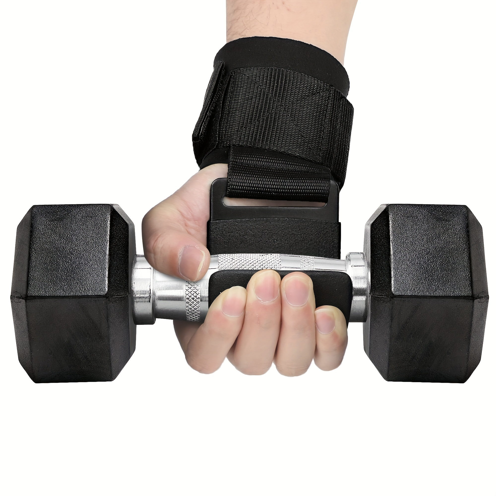 Weight Lifting Hooks Heavy Duty Power Wrist Straps Hand Grip - Temu
