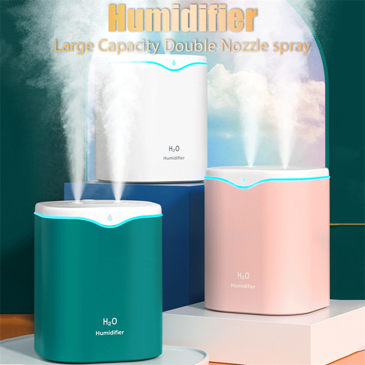 2l ultra large capacity led light humidifier ultrasonic essential oil diffuser air humidifier room home office dormitory school whole house humidifier single room humidifier desktop computer details 0