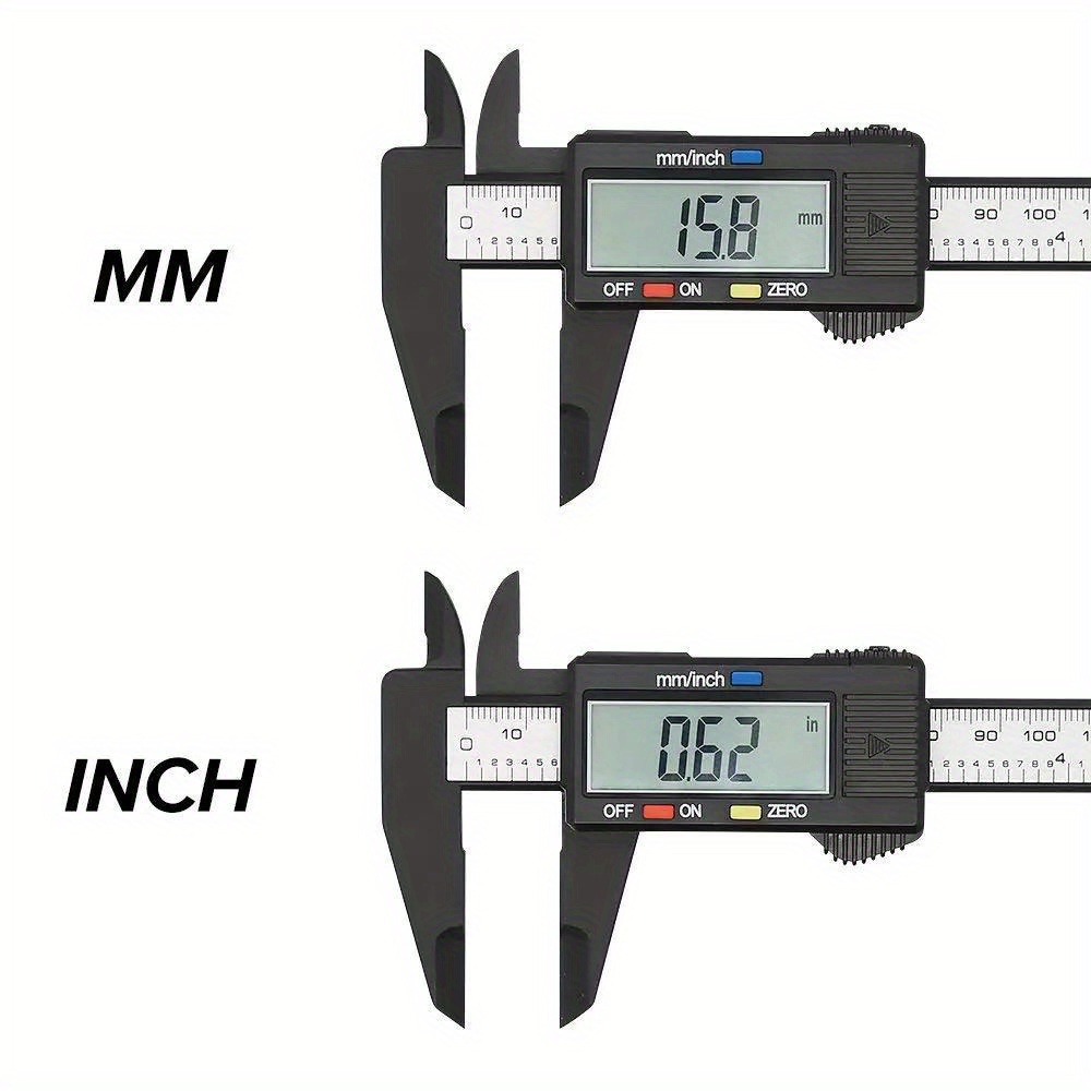 Comprar Calibrador digital Calibrador Vernier electrónico de 6 pulgadas  Calibrador de 100 mm Micrómetro Herramienta de medición de regla digital  150 mm 0,1 mm